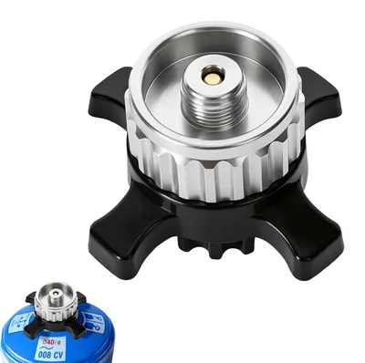 Image de Adaptateur de cartouche de gaz - Permet de connecter une cartouche Campingaz CV Easy Clic à un réducteur compatible avec la norme EN417