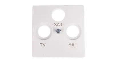 Obrázek produktu pro Simon 82 Krytka anténní zásuvky RTV/SAT/SAT bílá 82038-30
