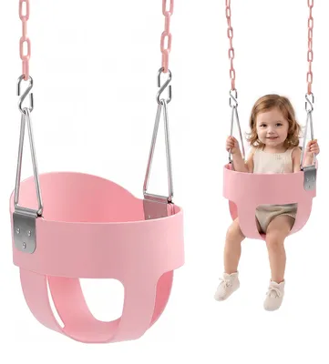 Image de Balançoire pour enfants VEVOR, capacité de charge maximale de 136 kg, adaptée aux enfants à partir de 3 ans.