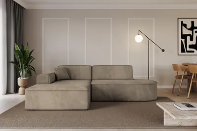 Produktbild von ALTDECOR Ecksofa in L-Form IREA-L1-v3 232x165x77 cm Braun Corner Sofa Eckcouch Couch Wohnlandschaft Cauchsofa