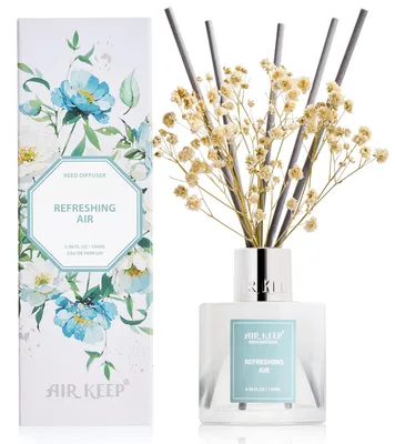 Raumduft Refreshing Air, Reed Diffuser, 100 ml, 8 Stäbchen