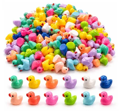 Imagen del producto de Miniaturas de resina, 120 unidades, de colores variados, para acuarios y decoración
