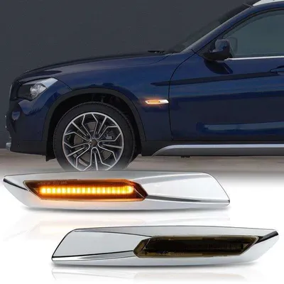 Obrázek produktu pro Led boční ukazatele Smoke CHROM pro BMW řady 3 E90 | E91 | E92 | E93