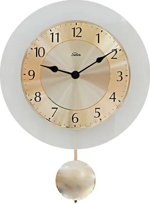 Produktbild von SELVA SELVA Funk-Pendelwanduhr Glas Merching