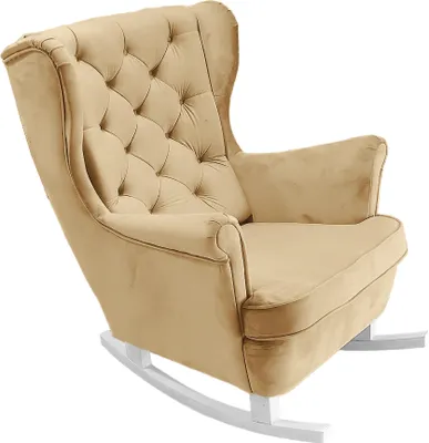 Produktbild von DomoHome Relaxsessel Armlehnensessel Armlehnen Fernsehsessel Loungesessel Polstersessel Couchsessel Armsessel Chair Wohnzimmersessel Ohrensessel | 102x81x95cm | Beige_29804