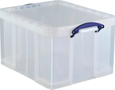 Produktbild von Really Useful Box Aufbewahrungsbox 42 Liter transparent