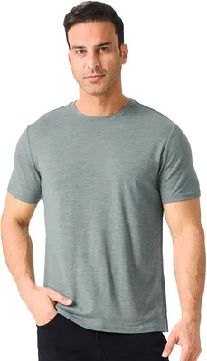 Productafbeelding van Heren thermisch T-shirt van 100% merinowol, zacht en vochtafvoerend