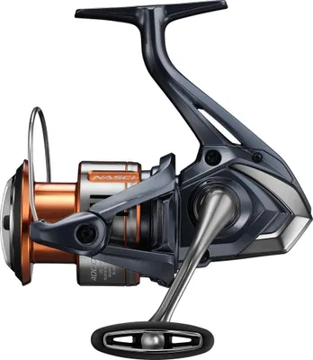 Produktbild von SHIMANO Nasci FD, 4000XGFD, Beidhändig, Spinning Angelrolle, Frontbremse, NAS4000XGFD
