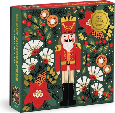 Produktbild von Merry Nutcracker 500 Piece Foil Puzzle