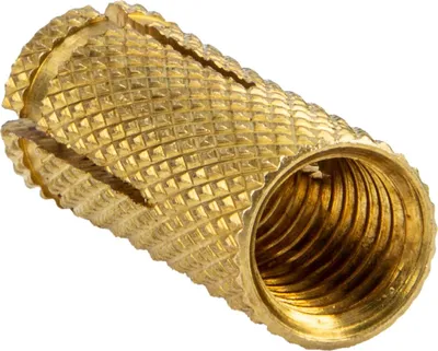 Produktbild von tecuro Messing Spreizdübel M6 x 24 mm, gerändelt - Bohrloch Ø 8 mm