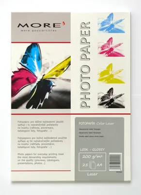 Image de ARMOR More Hlazený Color Laser papír; 200g/m2; oboustranný-glossy, 25 listů, A4