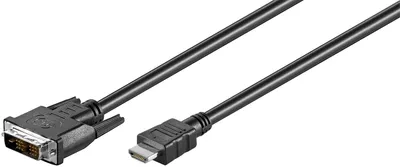 Obrázek produktu pro Goobay 50579, 1 m, HDMI, DVI-D, Samec, Samec, Přímý