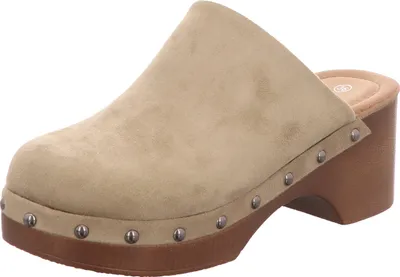 Produktbild von living UPDATED Damen-Sabot-Clog Khaki-Grün-Braun-Beige, Farbe:grün, EU Größe:37