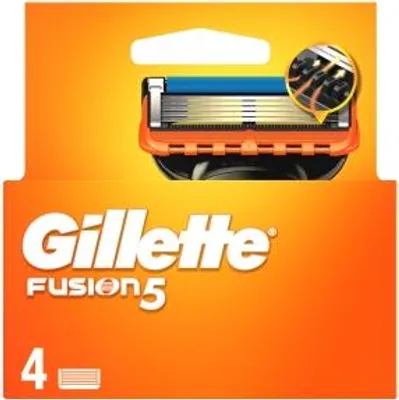 Zdjęcie produktu dla Wkłady Wymienne Do Maszynki Gillette Fusion5 Dla Mężczyzn 4 Sztuki