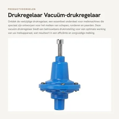 Produktbild von Kunststoff-Regelventil für Milchpumpen-Accessoire - Drukbereich 30-60 kPa - Tragvermögen 50-3000 l/min - Maße 11,5 x 7 cm