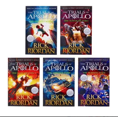 Imagen del producto de Trials of Apollo – 5‑Bücher‑Set von Rick Riordan, Paperback (Shrinkwrap)