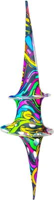 Produktbild von 1,60m PSYWORK Schwarzlicht Objekt Hyperbolic Paraboloid "Dragon Temple II"