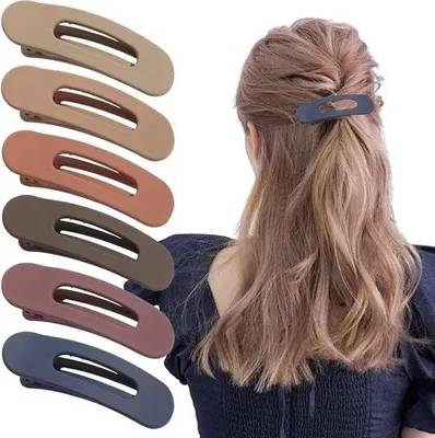 Produktbild von Kleine, flache Haarnadeln für Damen - 6 Stück - Rutschfest - Für feines Haar - Leicht und langlebig.
