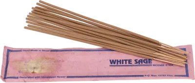 Produktbild von Handmade Räucherstäbchen aus Nepal, Himalayan Flower Incense - Weißer Salbei, Violett, 22,5*5*0,3 cm, Räucherstäbchen aus Tibet, Nepal