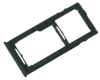 Produktbild von Samsung Galaxy A42 5G (SM-A426B) Sim Karten Halter Tray Fach (Black), Schwarz