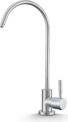 Produktbild von Wasserhahn Ari für Wasserfilter, Edelstahl SUS304, 360° schwenkbar, Keramikventil, INOX gebürstet Silber