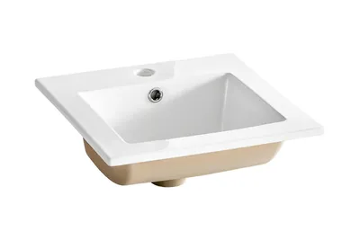 Produktbild von Keramik-Waschbecken 40cm CFP 9048, Möbelwaschbecken ohne Siphon und Stopfen