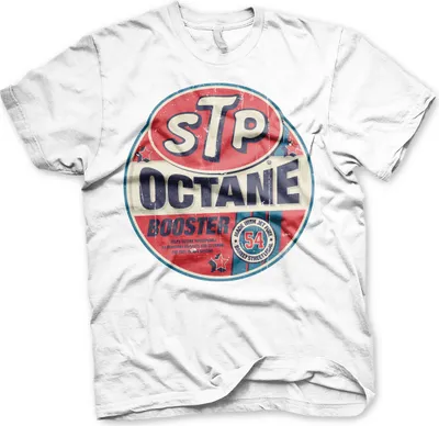 Produktbild von STP Octane Booster T-Shirt - Medium - White
