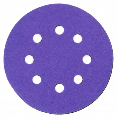 Immagine prodotto di Dischi abrasivi in Vetroceramica 125 mm, #240, velcro, set di 5 pezzi