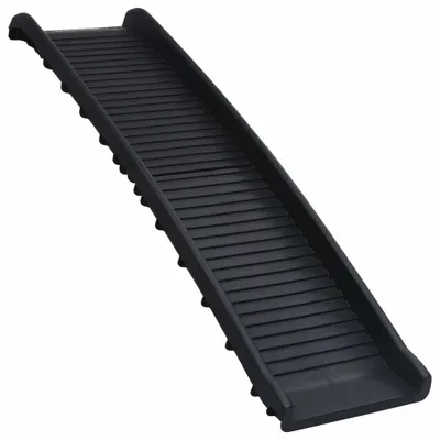 Obrázek produktu pro vidaXL Rampa pro psy skládací černá 155,5x40x15,5 cm