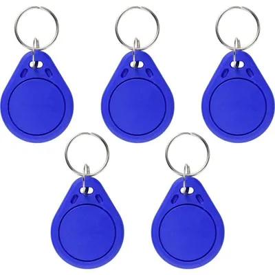 RFID-Karte, 5 Stück, Kunststoff, 28 g