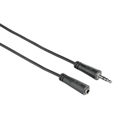 Produktbild von Hama 00122314, 3.5mm, Männlich, 3.5mm, Weiblich, 3 m, Schwarz