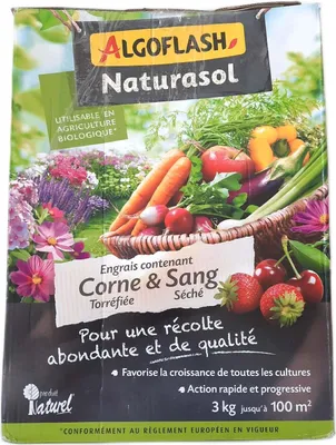 Produktbild von Natürlicher Gemüsegartendünger ALGOFLASH NATURASOL 3 kg 60 m²