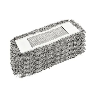 Produktbild von Premium Baumwoll-Mopp, Wischmopp Ersatzbezug, Grau, 40cm, 5er