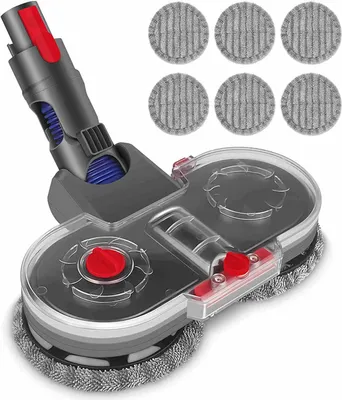 Image de Brosse à eau électrique + réservoir pour aspirateurs Dyson V15, V11, V10, V8 et V7 (6 patins)