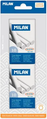 Produktbild von 5 Blister, 2 Dosen, 10 weiße Kreiden Milan