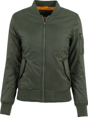Produktbild von Urban Classics Ladies - BASIC BOMBER Jacke oliv - S
