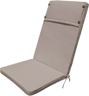 Produktbild von Abnehmbares, wasserdichtes Polyesterkissen mit hohem Rücken 113x49 cm