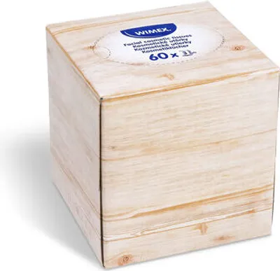 Produktbild von 240x Kosmetiktücher 100% Zellstoff 3-lagig in Spenderbox weiß