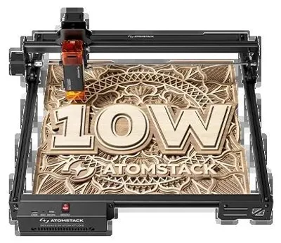 Obrázek produktu pro CNC gravírovací stroj, výkon laseru 10 W, pracovní plocha 410 x 380 mm, model A10 PRO V2