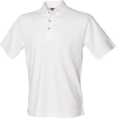 Produktbild von Henbury Herren Polo-Shirt, unifarben RW617 (2XLarge) (Weiß)