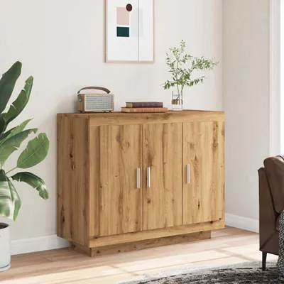 Produktbild von vidaXL Sideboard Artisan-Eiche 92x35x75 cm Holzwerkstoff