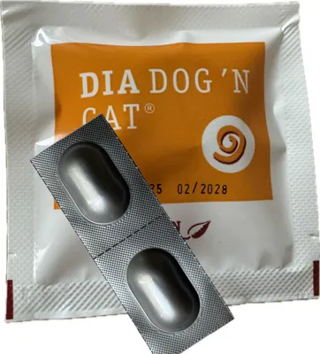 Image de Kit vermifuge pour chat : comprimés en cas d'infestation parasitaire 2+1 Dia DOG'N CAT pour chats jusqu'à 8 kg
