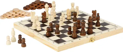 Immagine prodotto di Gioco classico 3 in 1 in una valigetta di legno