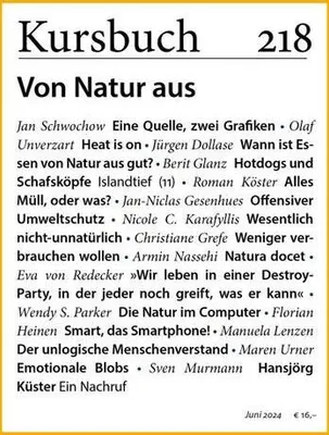 Produktbild von Kursbuch 218