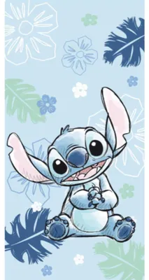 Obrázek produktu pro Osuška Lilo a Stitch Ohana blue 70x140 cm