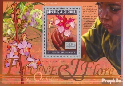 Produktbild von Briefmarken Guinea 2011 Mi Block 1937 (kompl. Ausgabe) postfrisch Orchideen