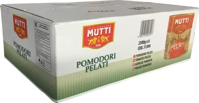 Produktbild von MUTTI Pelati (6 x 2500g) - (ATG: 6 x 1500g) geschälte Tomaten