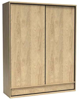 Produktbild von Masseno Drehtürenschrank SYNDRA 177,2/221/58,5 cm 2-türig Eichefarben
