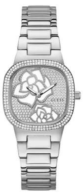 Produktbild von Guess Armbanduhr Damen Rose Bud silberfarben GW0544L1