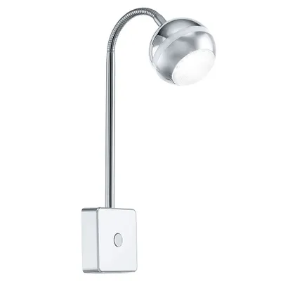 Produktbild von Steckdosenleuchte 3W LED Steckerleuchte chrom Touch  Wand Leuchten Lampen 230V